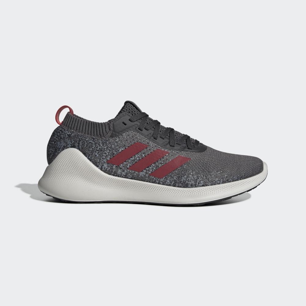 Adidas Men's PureBOUNCE + m Running Shoes Grey/Burgundy/Dark Grey Ireland EE8409